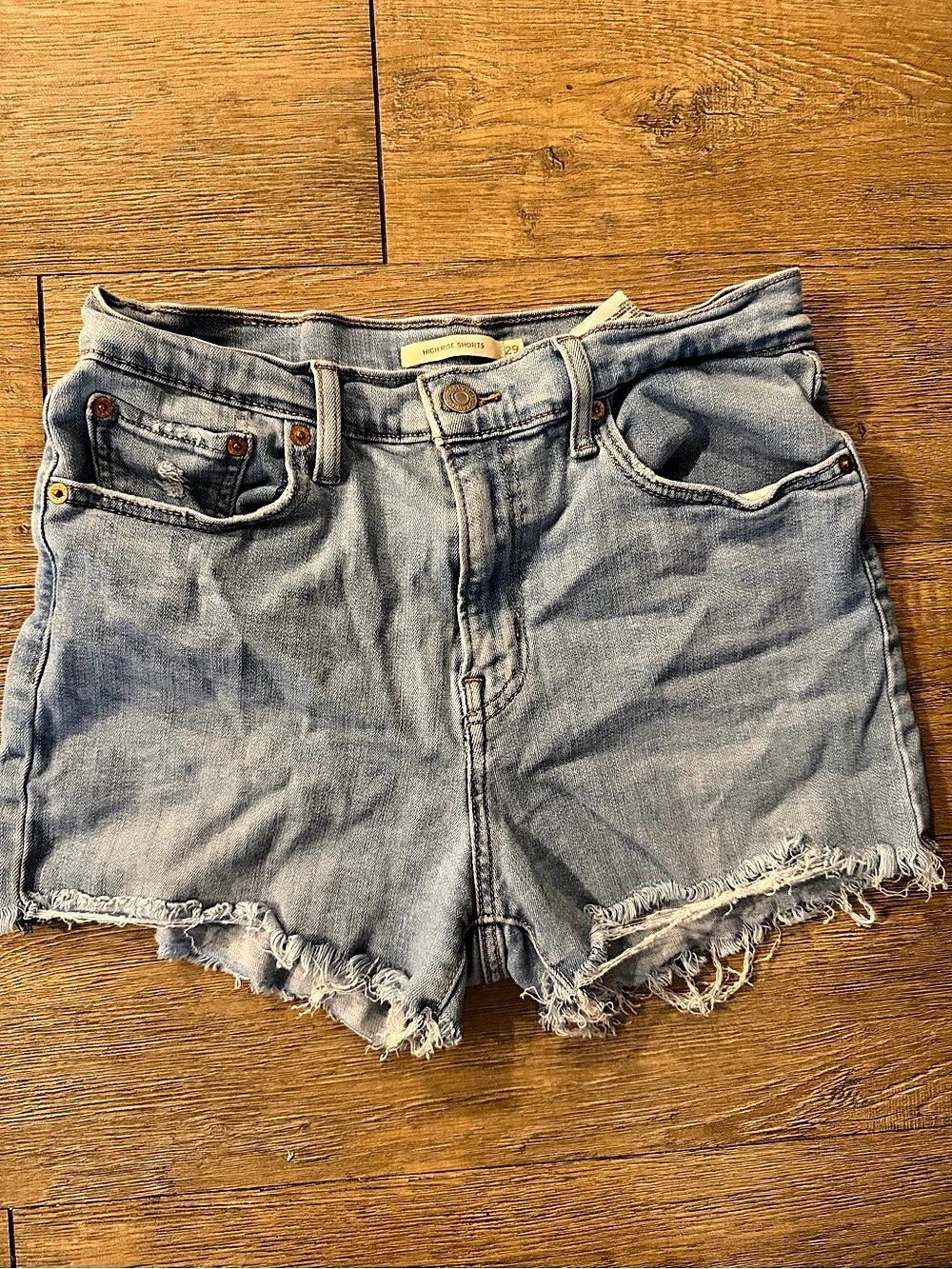 Levi Strauss & Co. High Rise Shorts. High Rise Denim Shorts Waist 29